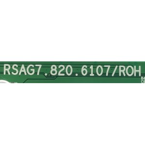 MAIN PARA TV HISENSE / NUMERO DE PARTE 217075 / RSAG7.820.6107/ROH / 217075/B / 214803 / 3TE75G17097 / HA75M5000UWTG / DISPLAY V750DK1-QS3 REV.P2 / MODELO 75N5000UWG	
